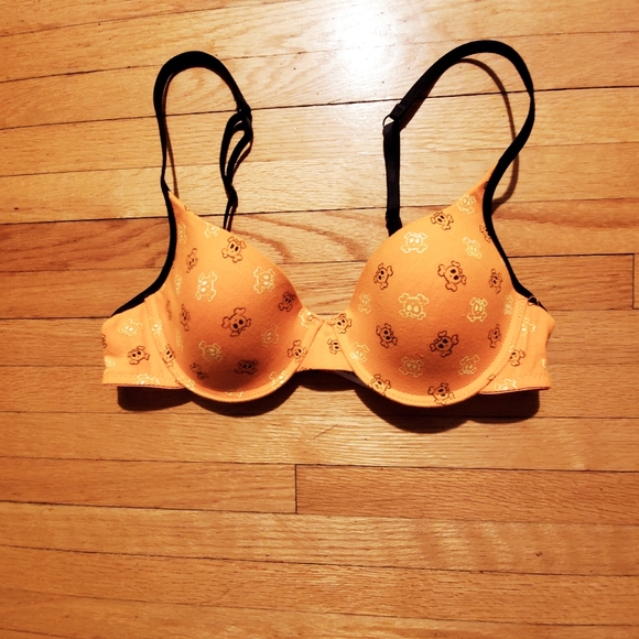Orange skull Glo bra - Picture 6 of 6